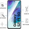 2 Stück Displayschutzfolie aus Hartglas für Samsung Galaxy S21 FE 5G, ohne Luftblasen, sehr robust (0,33 mm HD Ultra Transparent), Härtegrad 9H Glas – Bild 3