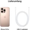 Apple iPhone 16 Pro 256GB Titan Wüstensand Neuware / OVP – Bild 2