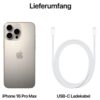 Apple iPhone 16 Pro Max 256GB Titan Natur Neuware / OVP – Bild 7