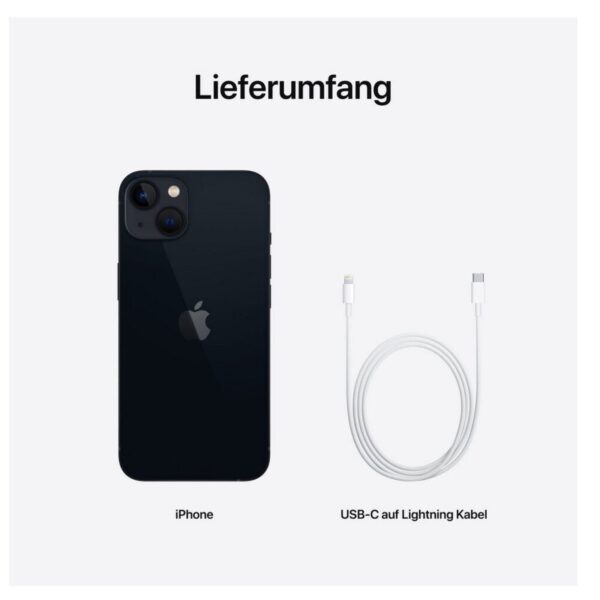 Apple iPhone 13 128GB Schwarz Neuware / OVP – Bild 7