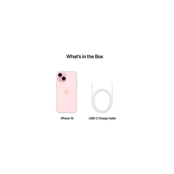 Apple iPhone 15 128GB  Rosé  Neuware / OVP – Bild 6