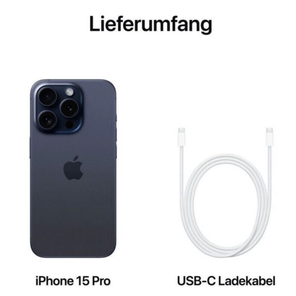 Apple iPhone 15 Pro Max 256GB Blue Titanium Neuware / OVP – Bild 7